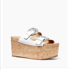 Michael Kors Frances cork wedge